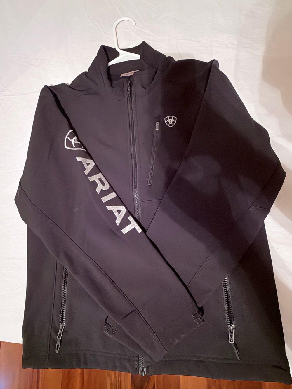 Ariat Black Softshell Jacket with Logo Tag